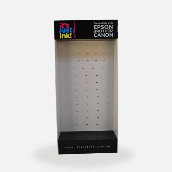 Rolling Pegboard Display
