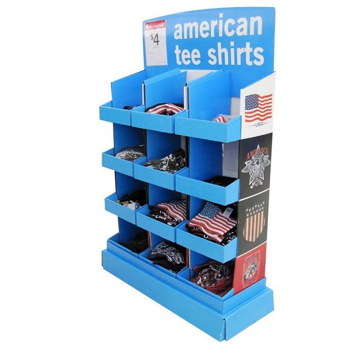 4 Sides T-shirt Display Stand