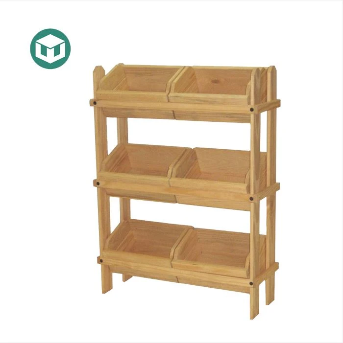 6 Shelf Wood Candy Display Stand 2