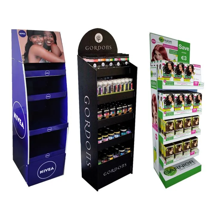 Custom Logo Makeup Cosmetic Cardborad Display