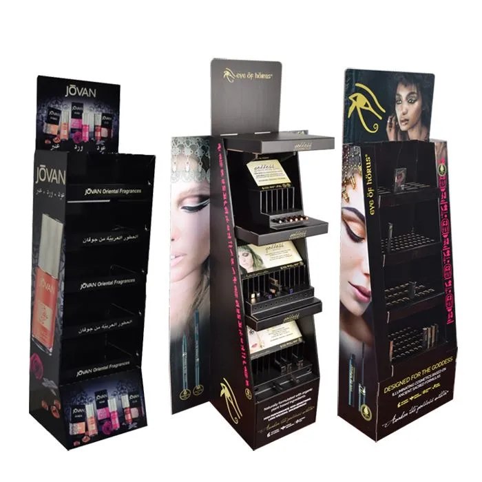 Custom Logo Makeup Cosmetic Cardborad Display